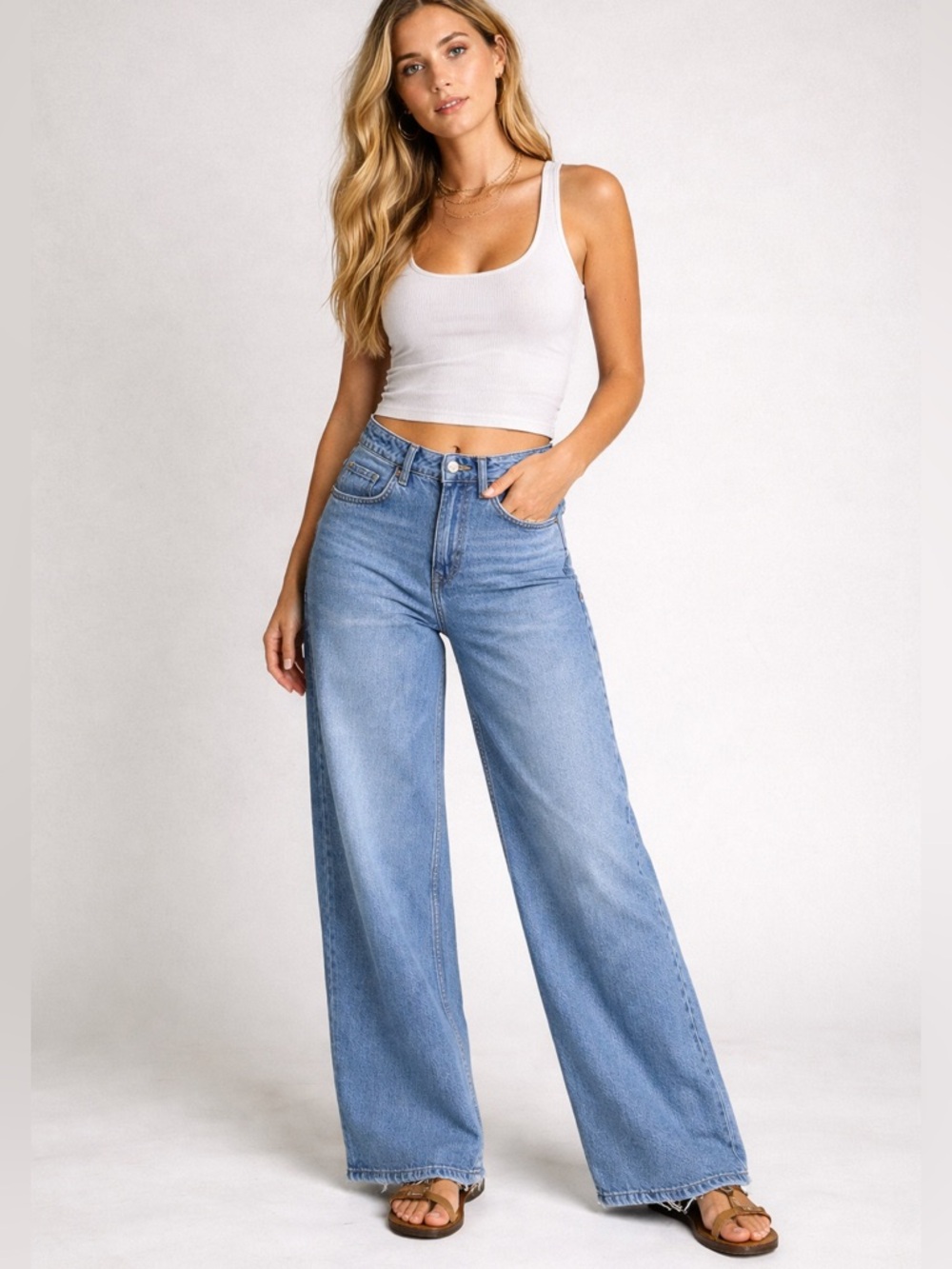 BDG Urban Outfitters Wide Leg High Rise Jeans size 25W